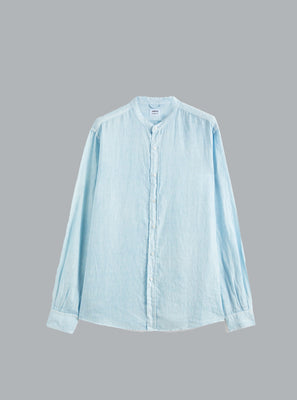 Garment Dyed Linen Light Blue