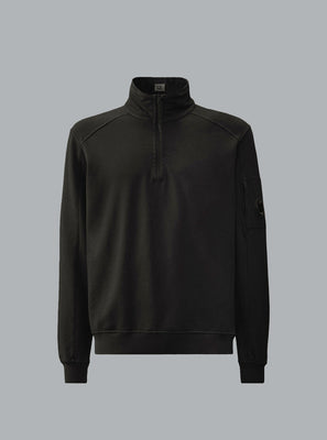 Diagonal Raised Fleece Black