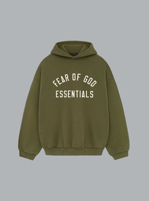 Core Fleece Logo Army Green