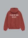 Heavy Fleece Logo Red