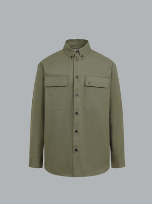 Ow Embroidered Army Green