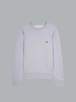 Fox Head Patch Light Grey