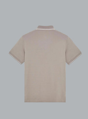 Organic Cotton Elastan Piqué Light Grey