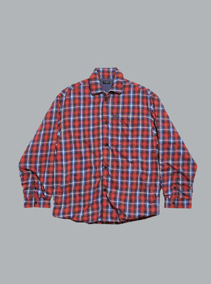 Check Flannel Red Dessin