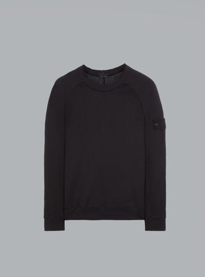 Light Cotton Fleece Ghost Black