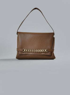 Chain Pouch Light Brown