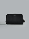 Single Zip Toiletry Case Black