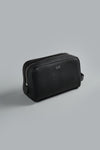 Single Zip Toiletry Case Black