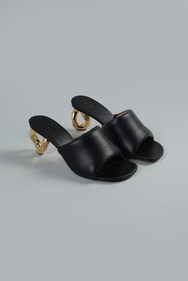 Chain Heel Black