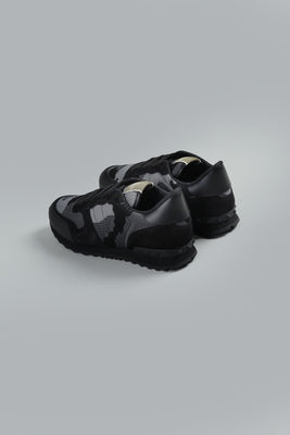 Mesh Camouflage Rockrunner Black Dessin