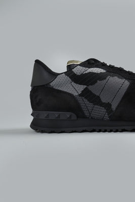 Mesh Camouflage Rockrunner Black Dessin