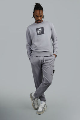 'Institutional One' Print Light Grey