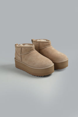 Classic Ultra Mini Platform Light Beige