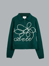 Flower Logo Dark Green