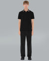 Short Sleeve Polo Shirt Black