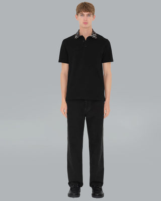 Short Sleeve Polo Shirt Black