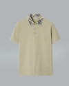 Short Sleeve Polo Shirt Light Beige