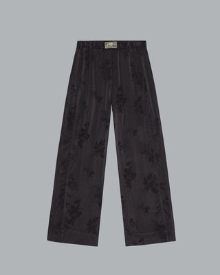 Fluid Satin Jacquard Black