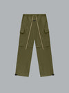 Textured Nylon Army Green