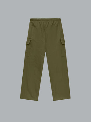 Textured Nylon Army Green