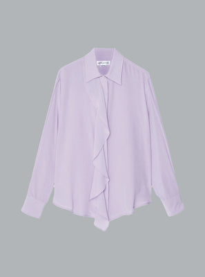 Asymmetric Ruffle Lilac