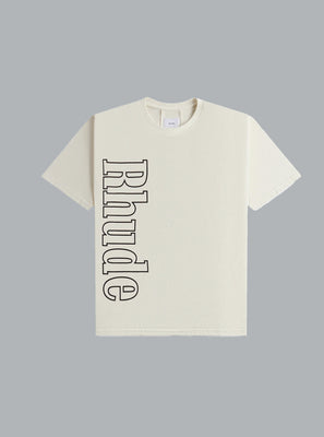 Rhude Side Logo White