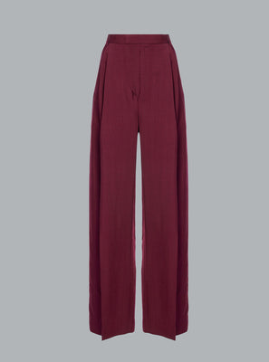 Wide Leg Burgundy