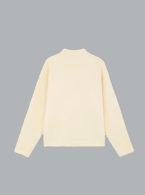 Heavy Cotton Fleece Marina Off White